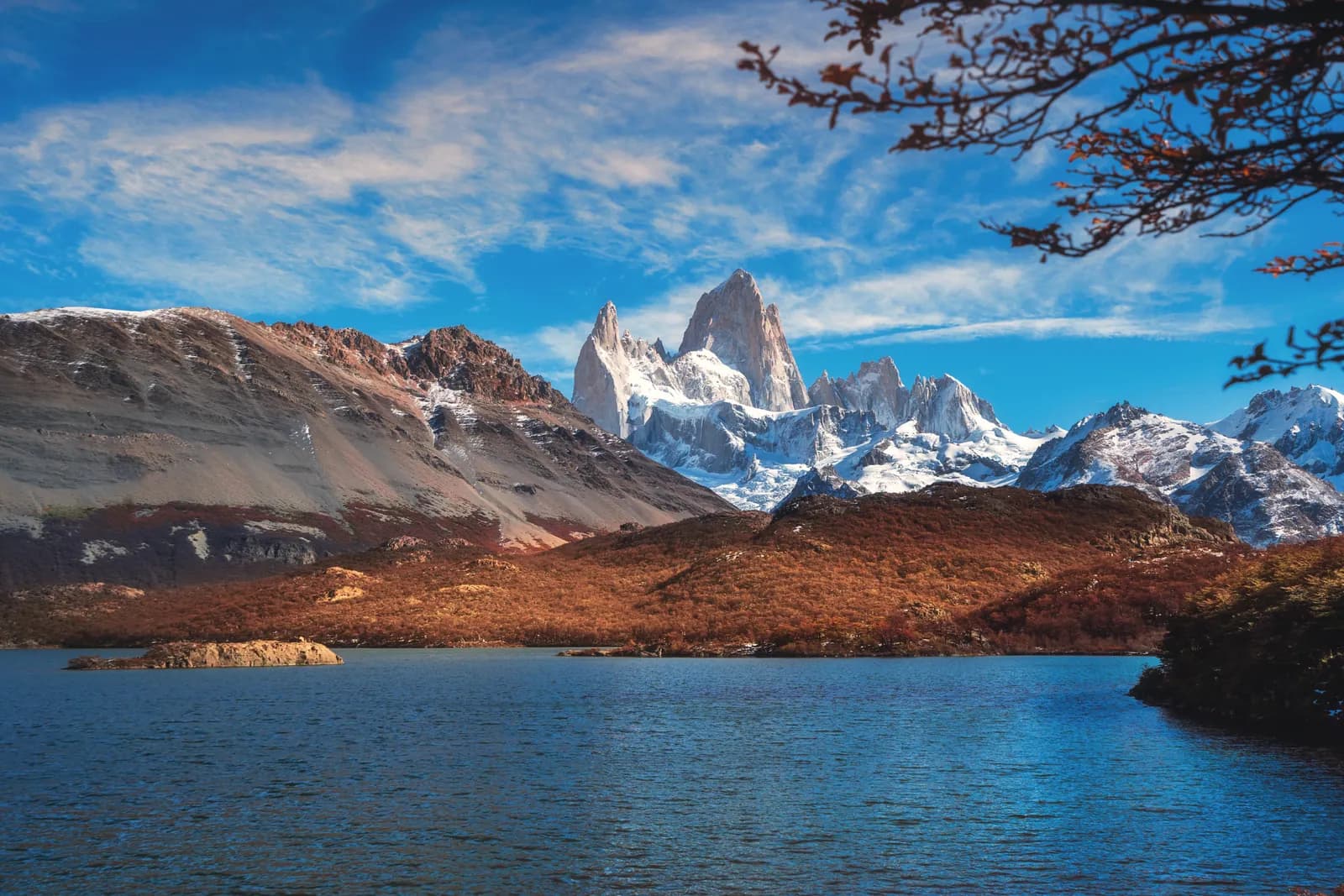 El Fitz Roy y su laguna, Patagonia